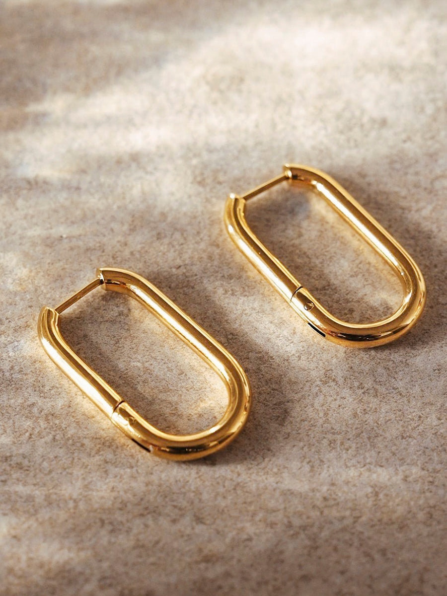 Pendientes Aros Grandes Forma U