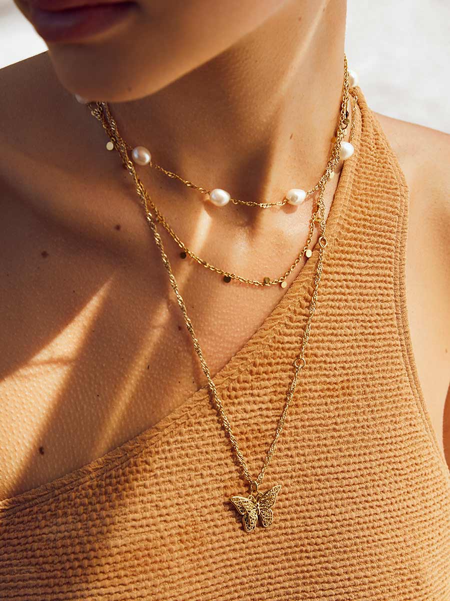 Collar con Charms Multicolor