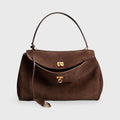 Clara | Bolso de Ante Dorado Mujer