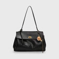 Ciara | Bolso Vintage de Cuero Vegano Negro Mujer