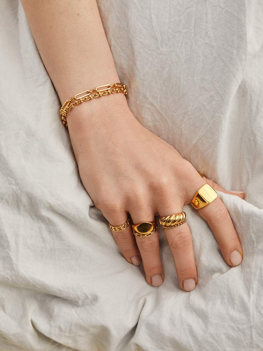 Anillo Ajustable Diseño Bala