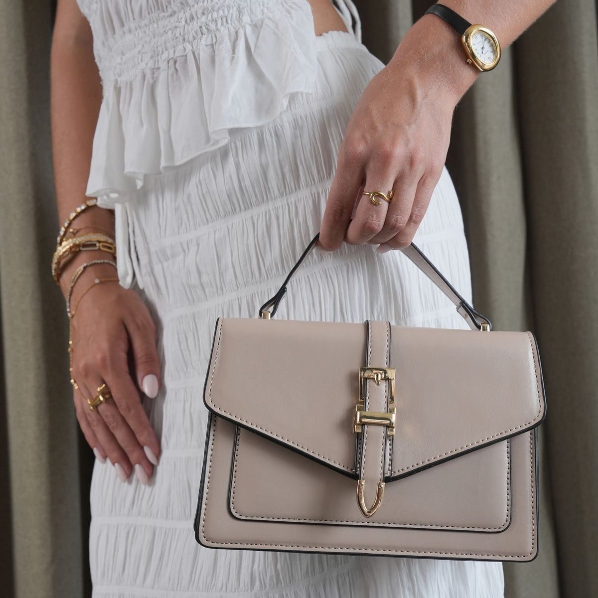 Sienna | Bolso Bandolera Marrón Clásico Mujer