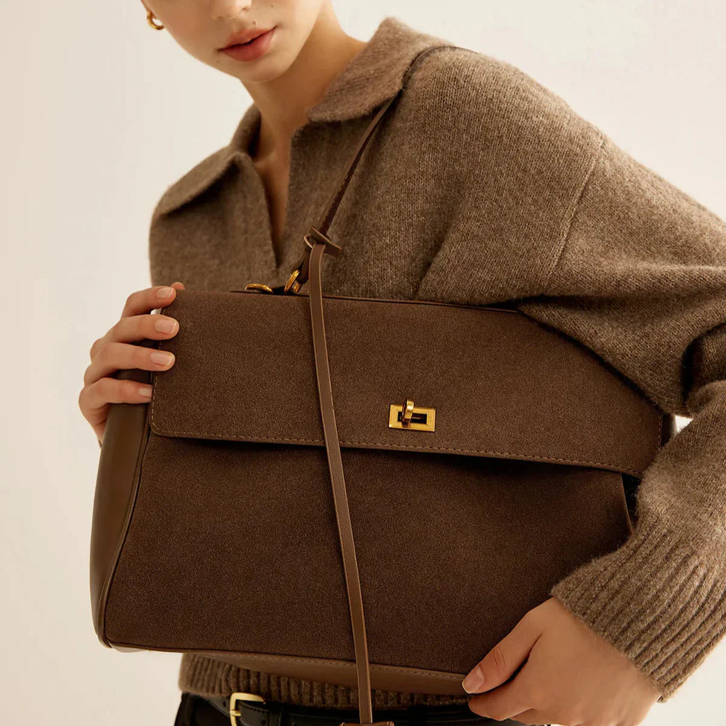 Clara | Bolso Premium Ante y Piel Vegana Mujer
