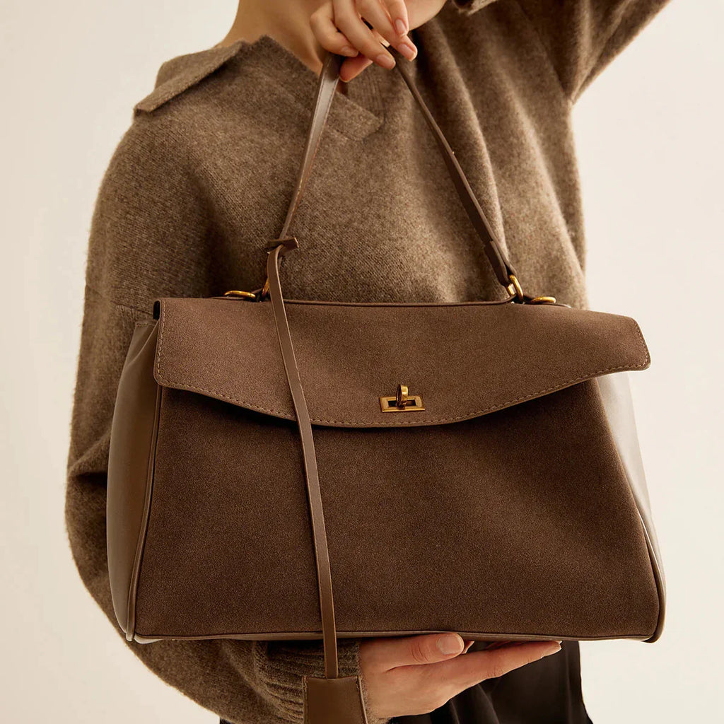 Clara | Bolso Premium Ante y Piel Vegana Mujer