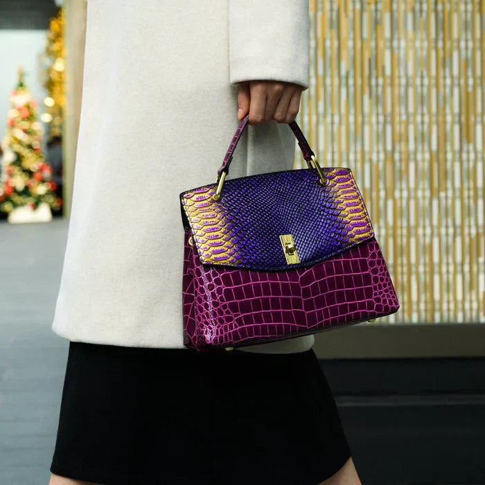 Presumida | Bolso Estampado Cocodrilo Mujer