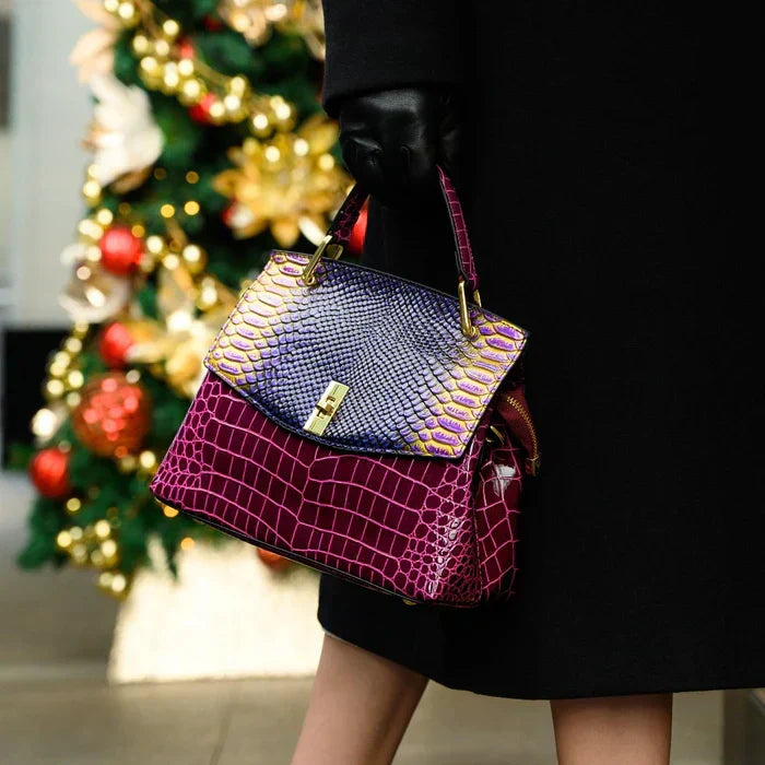 Presumida | Bolso Estampado Cocodrilo Mujer