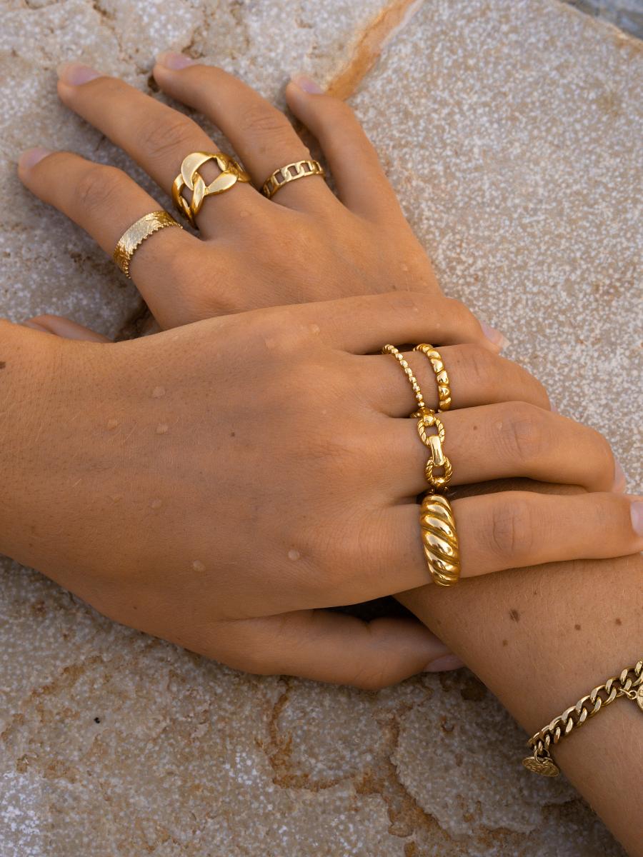 Anillo Ajustable Diseño Bala