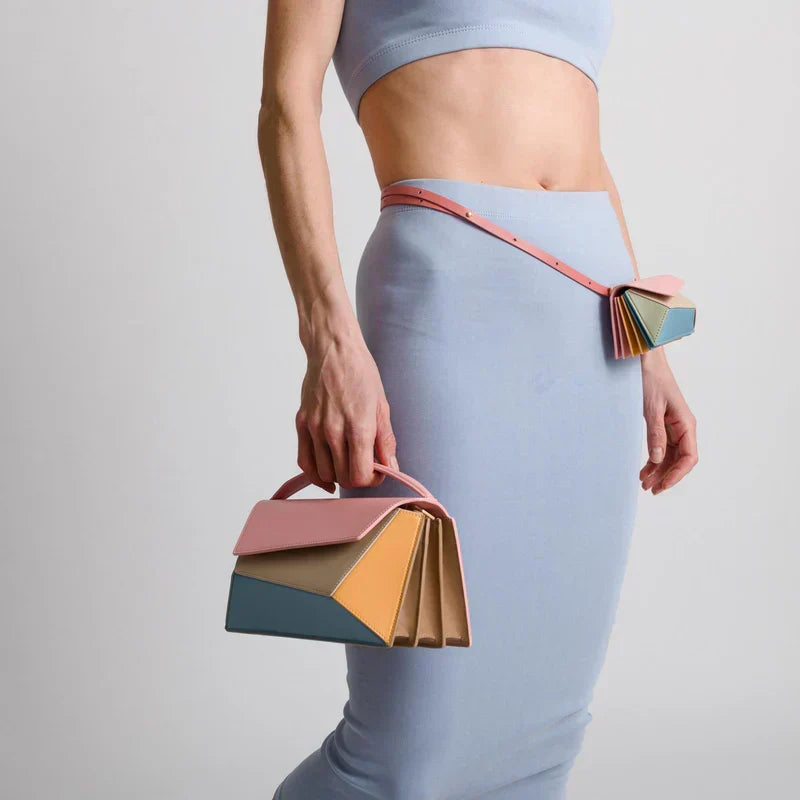 San | Bolso Retro con Textura Mujer