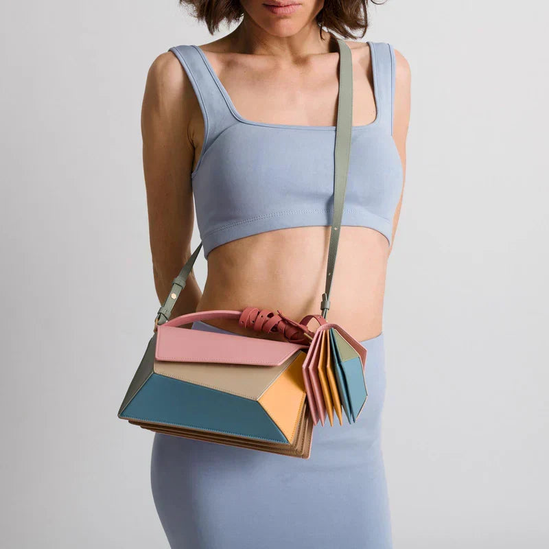 San | Bolso Retro con Textura Mujer