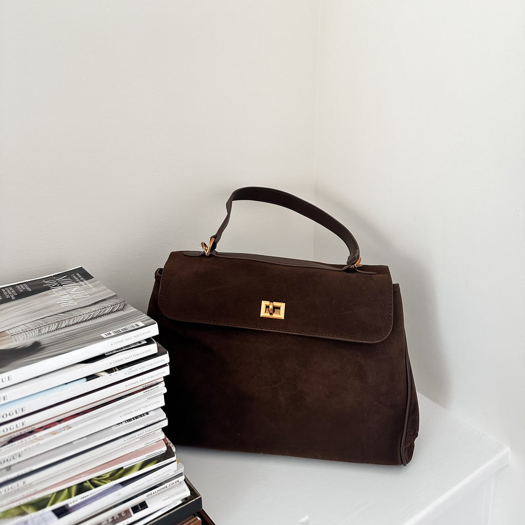 Clara | Bolso de Ante Dorado Mujer