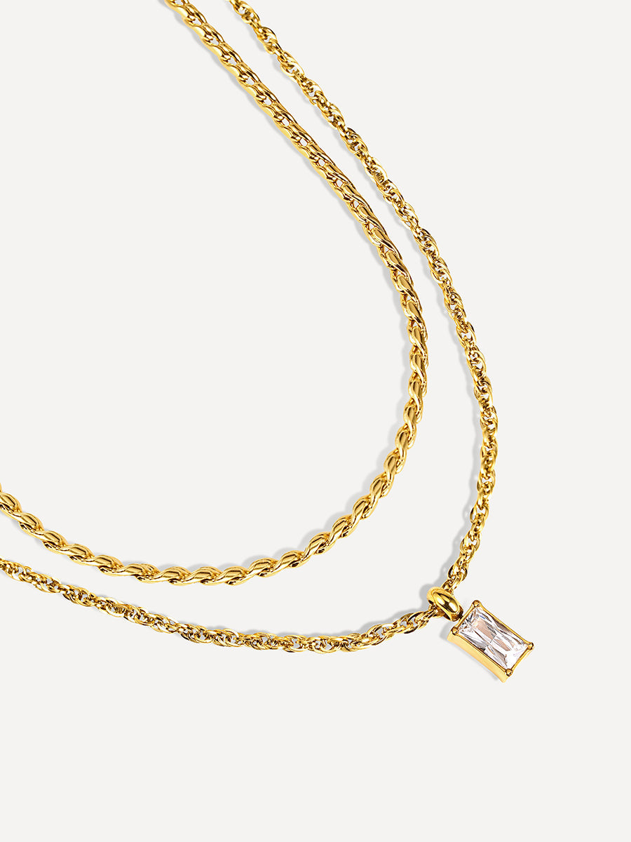Collar Colgante Geométrico Minimalista