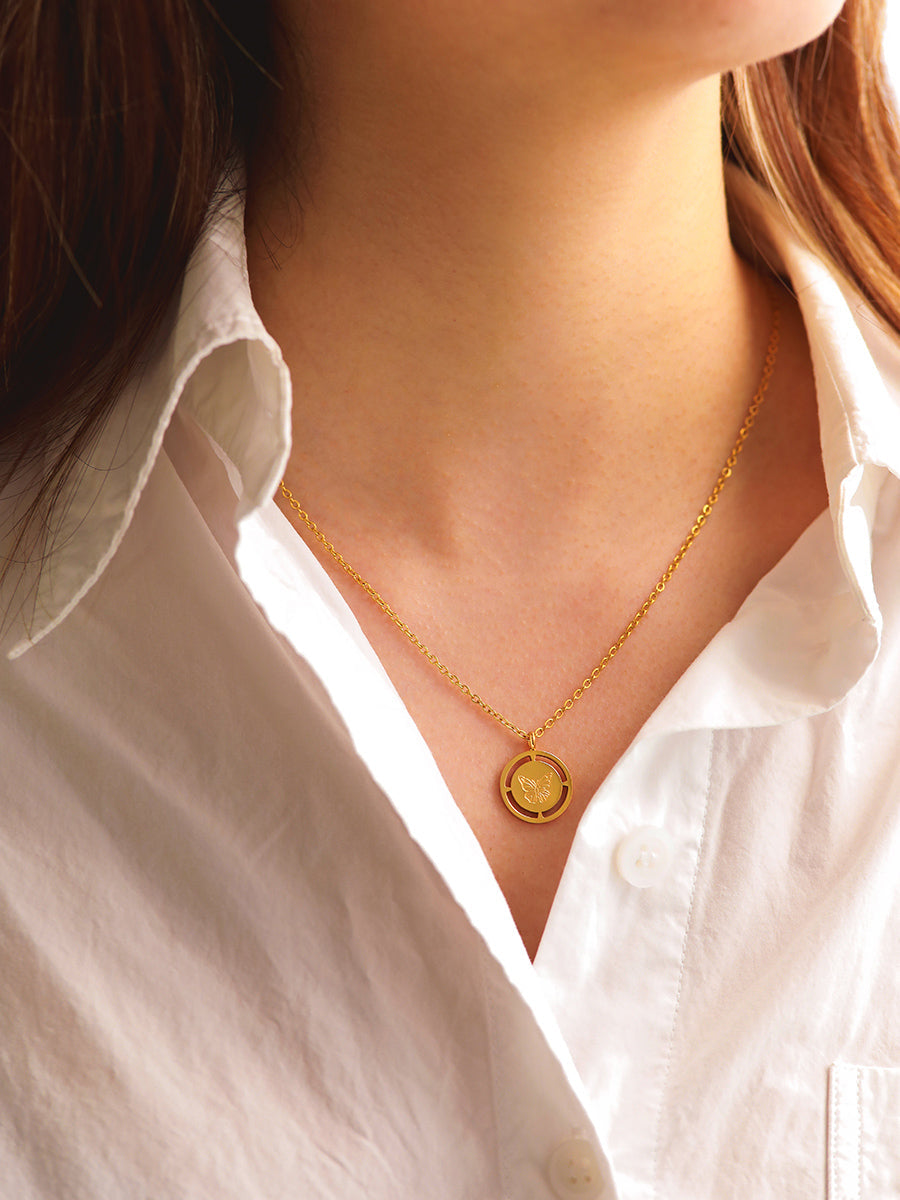Collar Colgante Mariposa