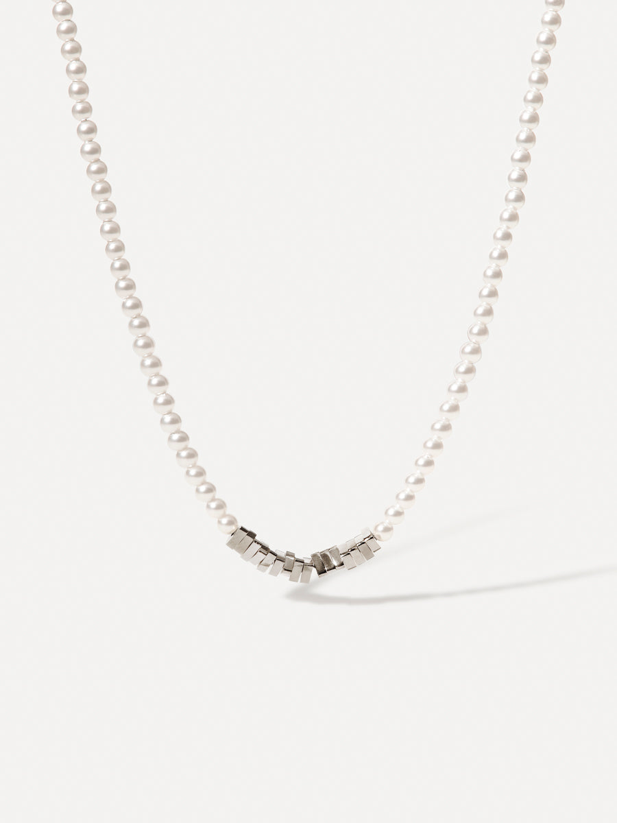 Collar de Perlas Irregulares