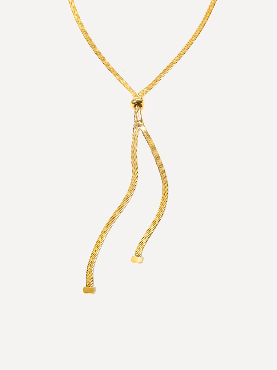 Cadena Fina Estilo Serpiente