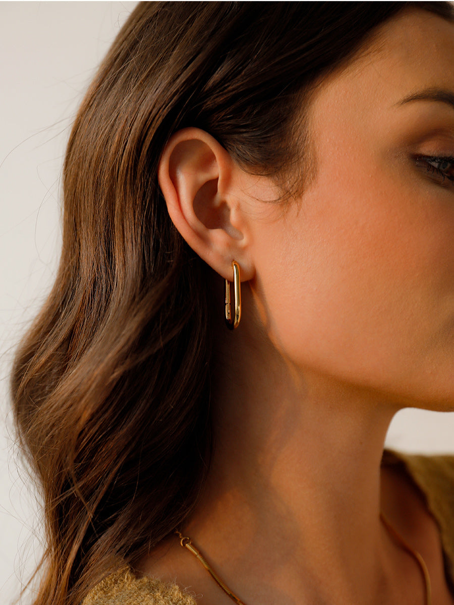 Pendientes Aros Grandes Forma U