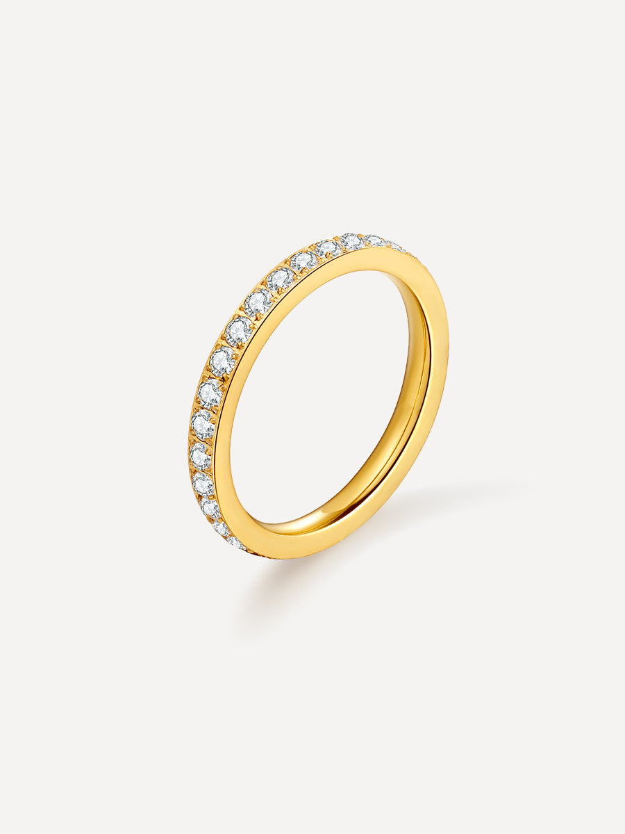 Anillo con Piedra Brillante