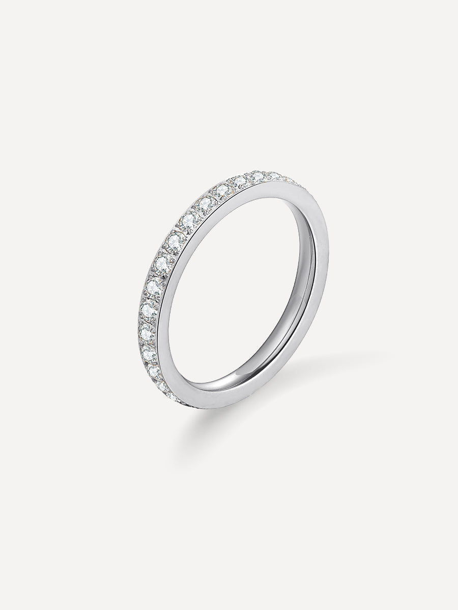 Anillo con Piedra Brillante