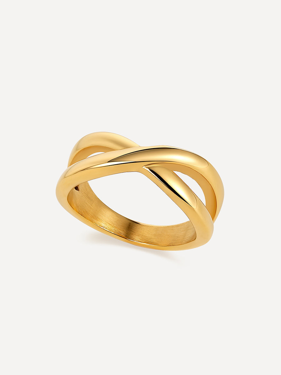 Anillo Cruzado Doble Banda