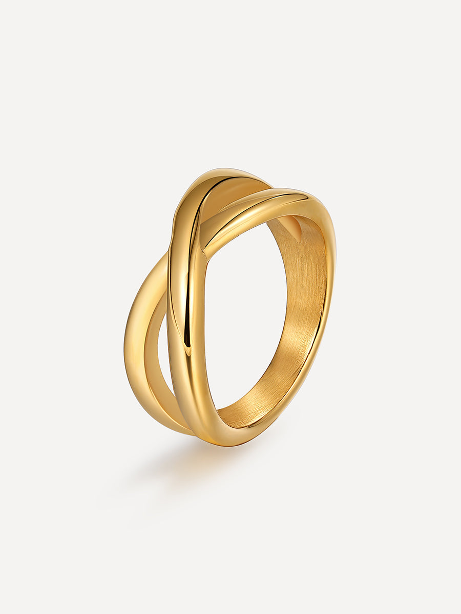 Anillo Cruzado Doble Banda