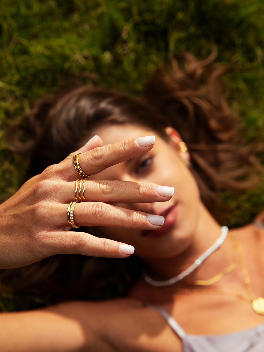 Anillo Ondulado Ajustable