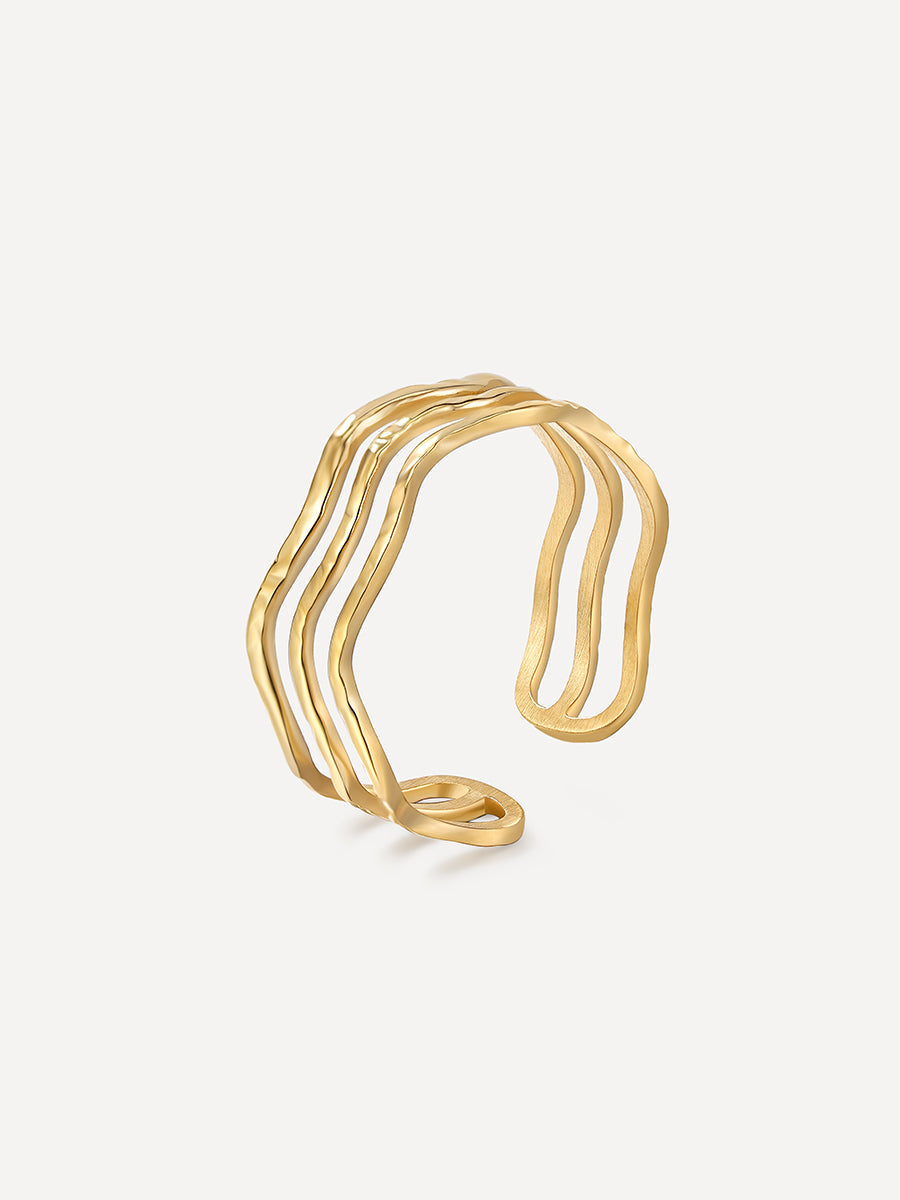 Anillo Ondulado Ajustable