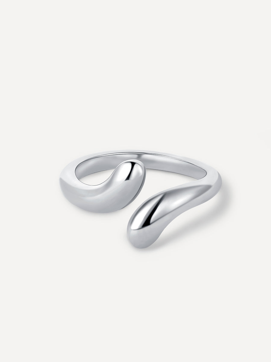 Anillo Elegante Bañado en Oro