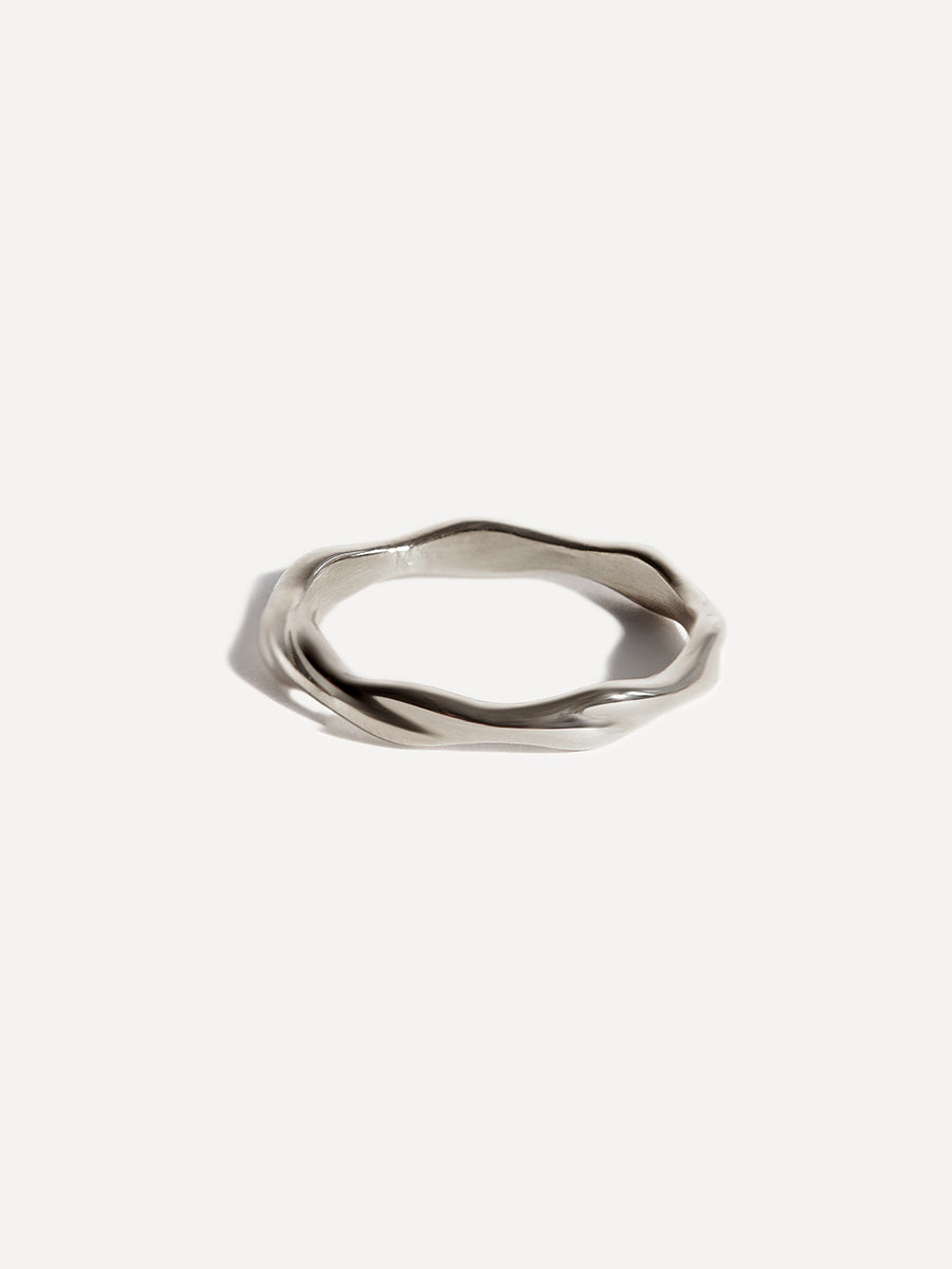Anillo Clásico Ondulado