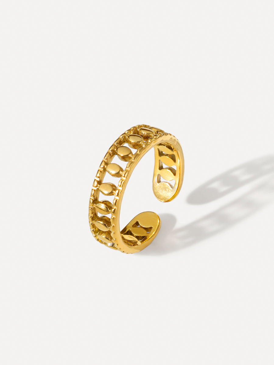 Anillo con Piedra Central Grande