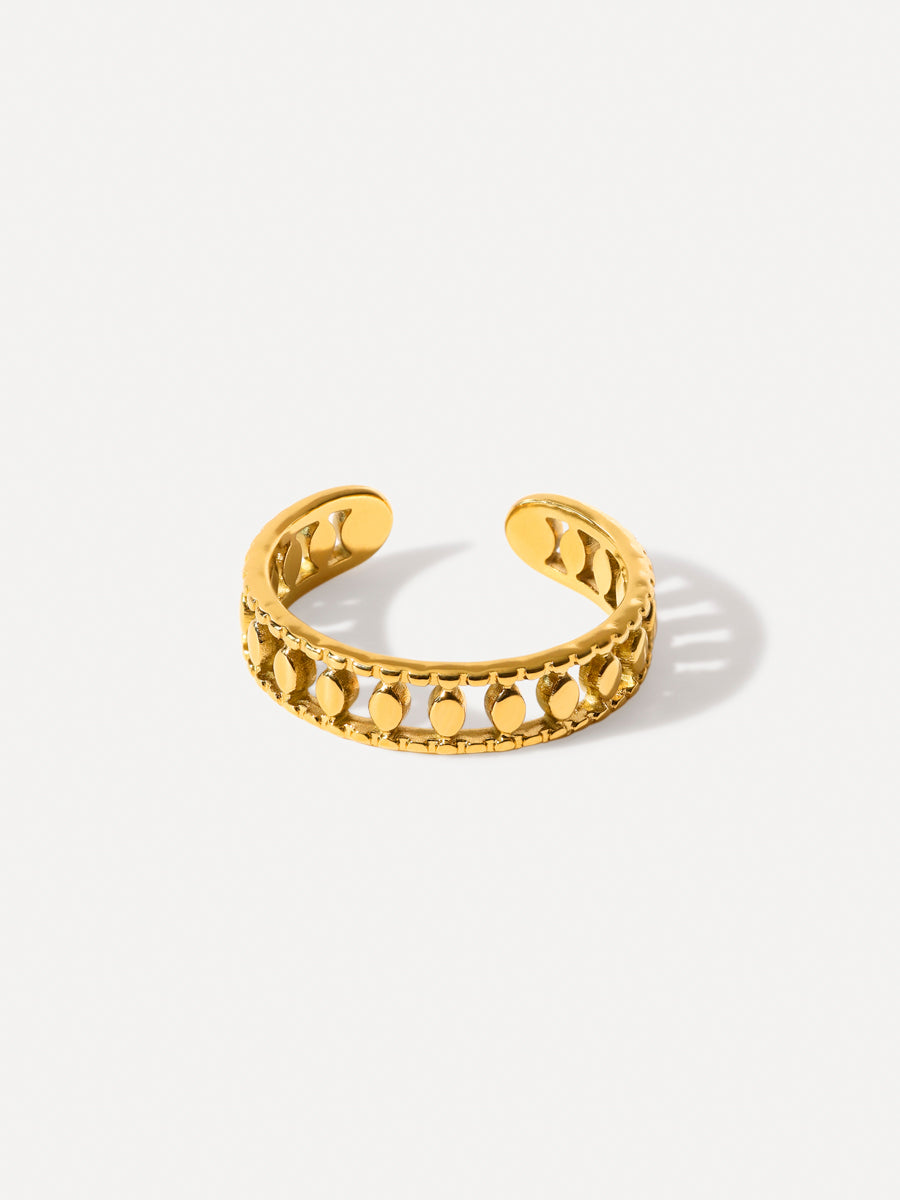 Anillo con Piedra Central Grande