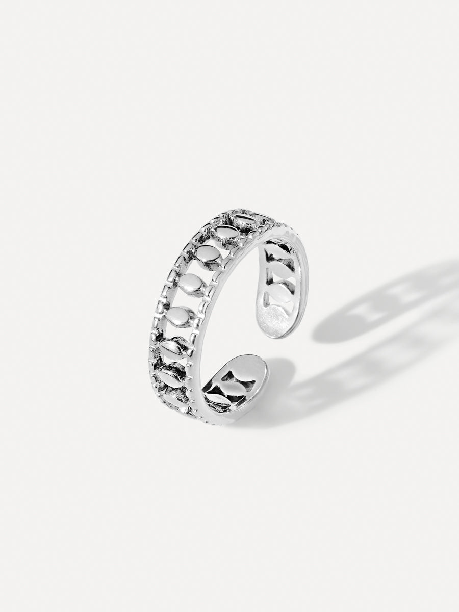 Anillo con Piedra Central Grande