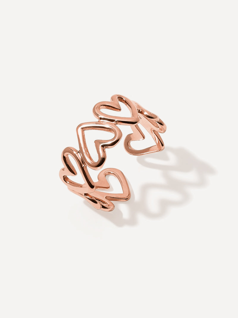 Anillo Símbolo Infinito y Corazón