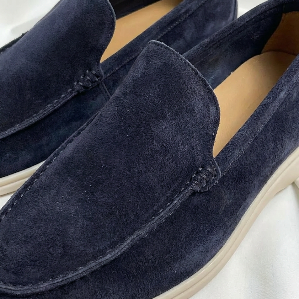 Sergio | Mocasines sin Cordones con Costuras Vistas y Suela en Contraste para Hombre