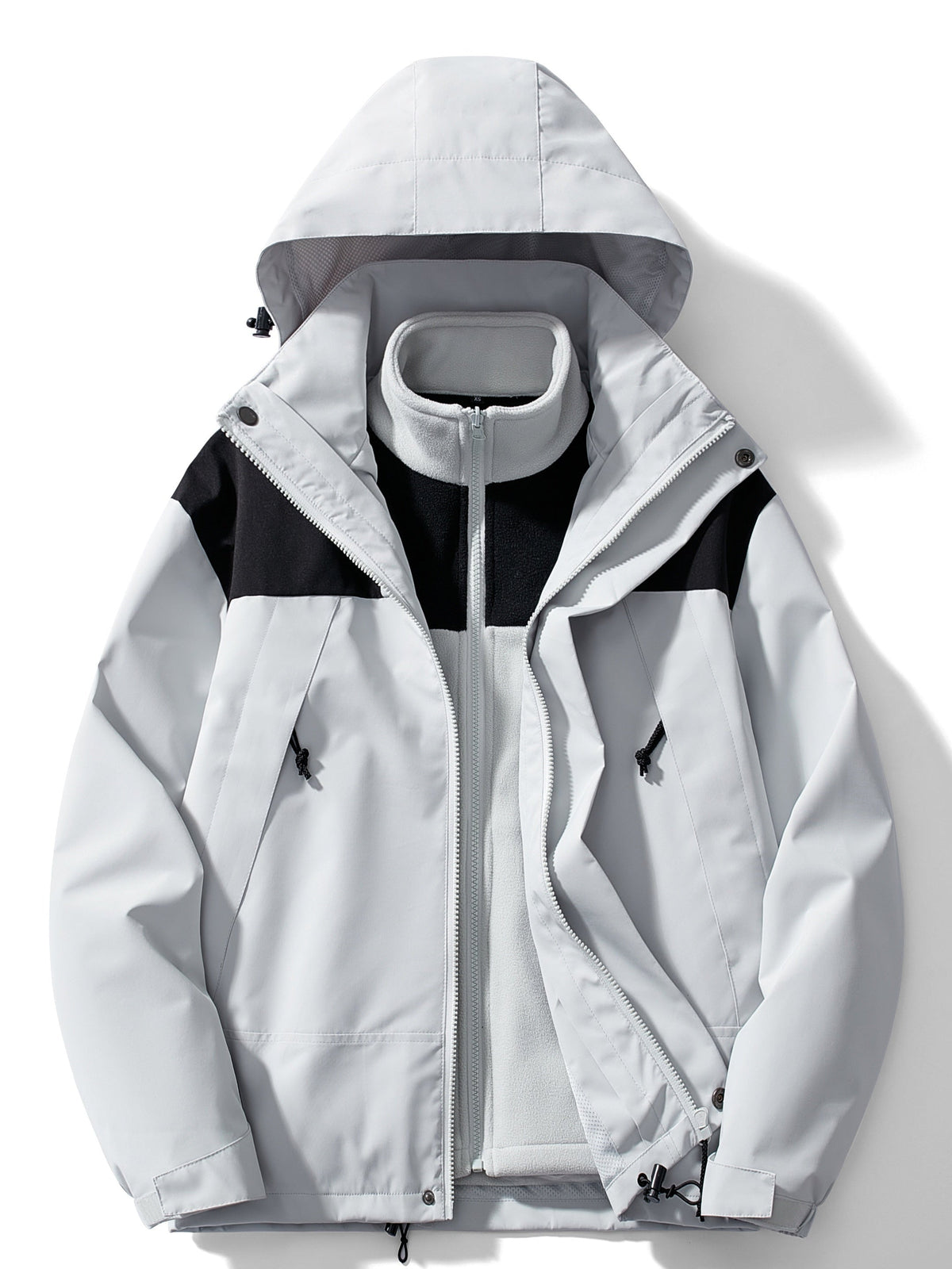 Chaqueta Impermeable 3 en 1 con Forro Polar para Mujer