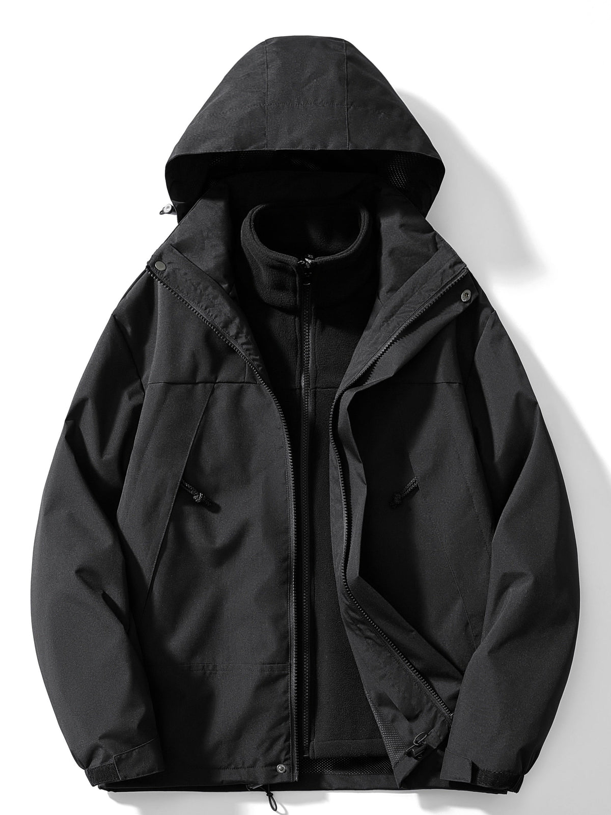 Chaqueta Impermeable 3 en 1 con Forro Polar para Mujer