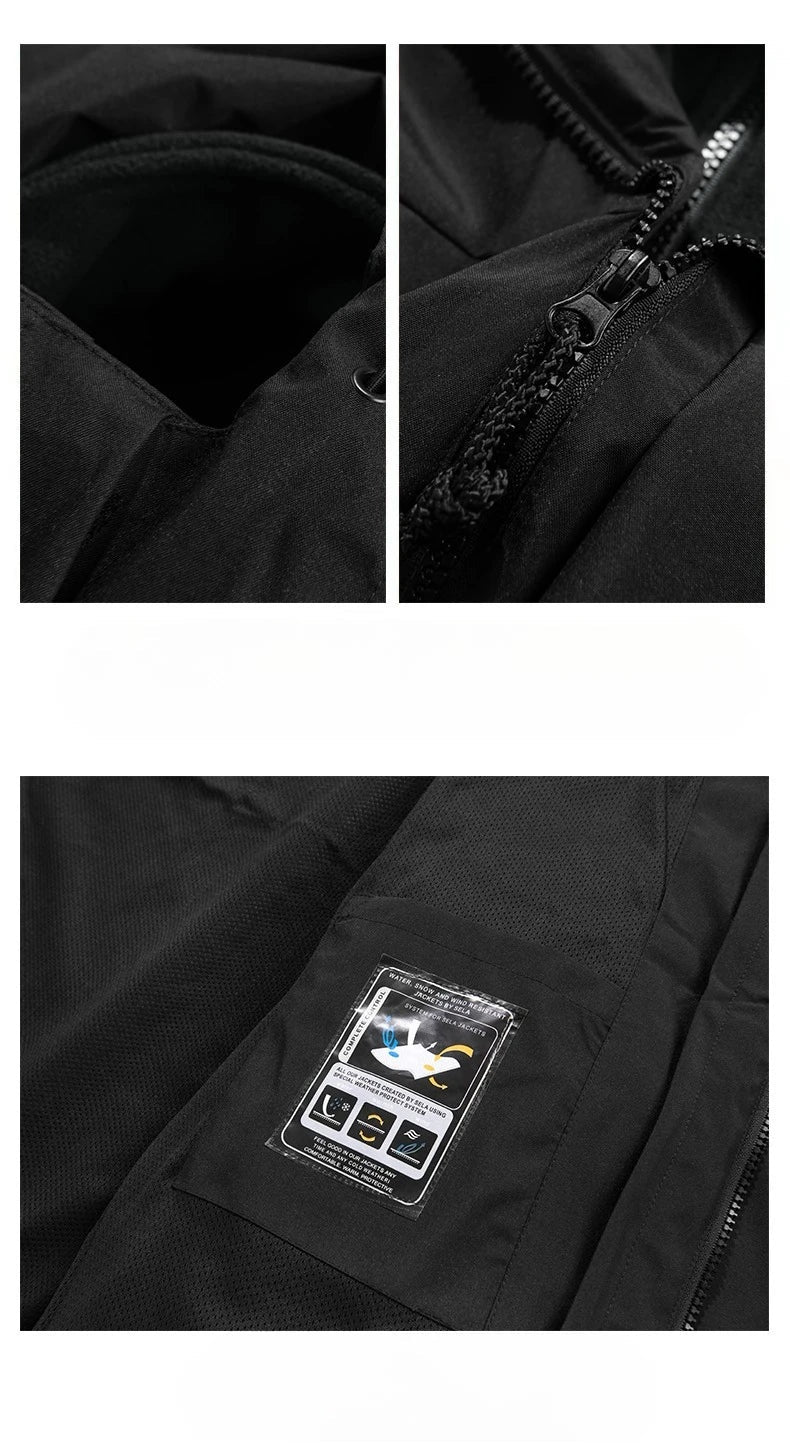 Chaqueta Impermeable 3 en 1 con Forro Polar para Mujer
