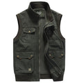 Nico | Chaleco Militar Multibolsillos Hombre Cremallera