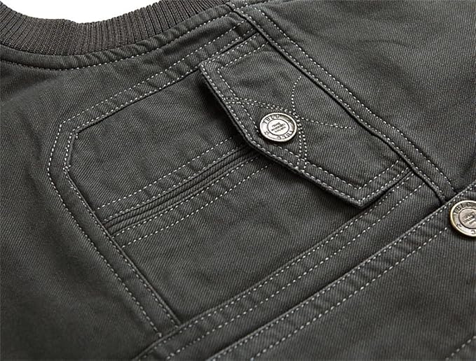 Nico | Chaleco Militar Multibolsillos Hombre Cremallera