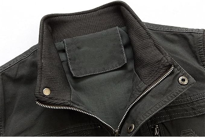 Nico | Chaleco Militar Multibolsillos Hombre Cremallera