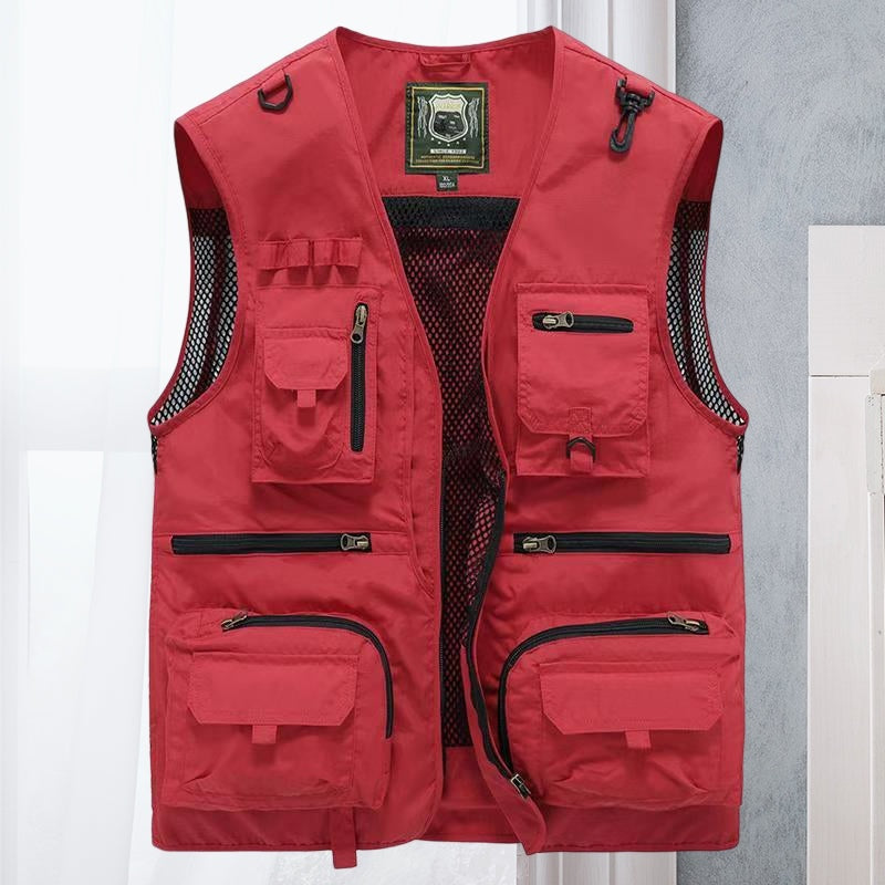 Álvaro | Chaleco Multibolsillos Outdoor Hombre Senderismo