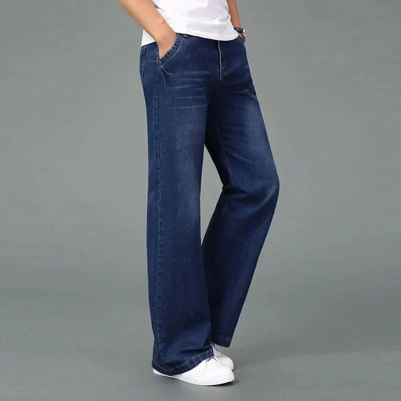 Vaqueros Anchos Flare Pierna Acampanada para Hombre
