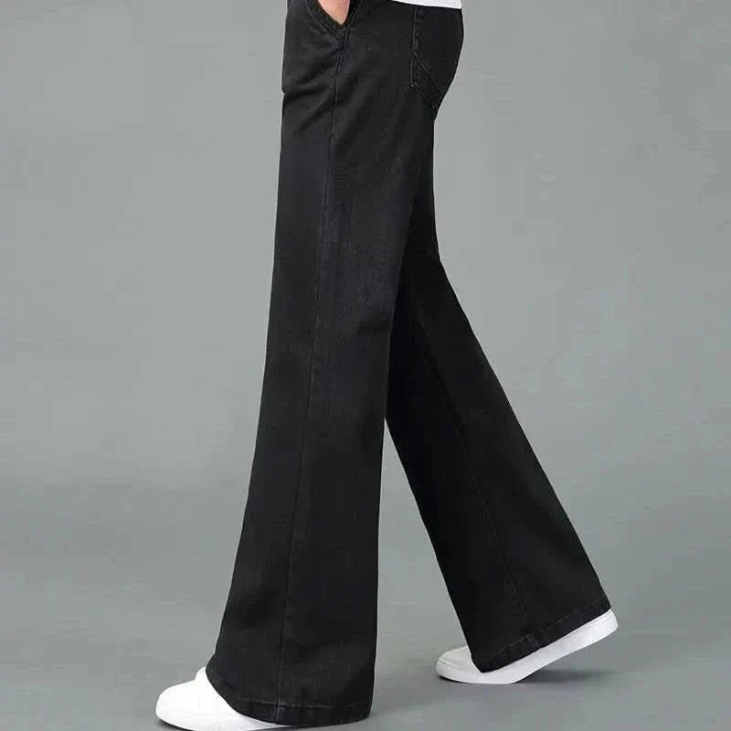 Vaqueros Anchos Flare Pierna Acampanada para Hombre
