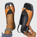 Sandalias Planas Slingback de Punta Cuadrada para Mujer