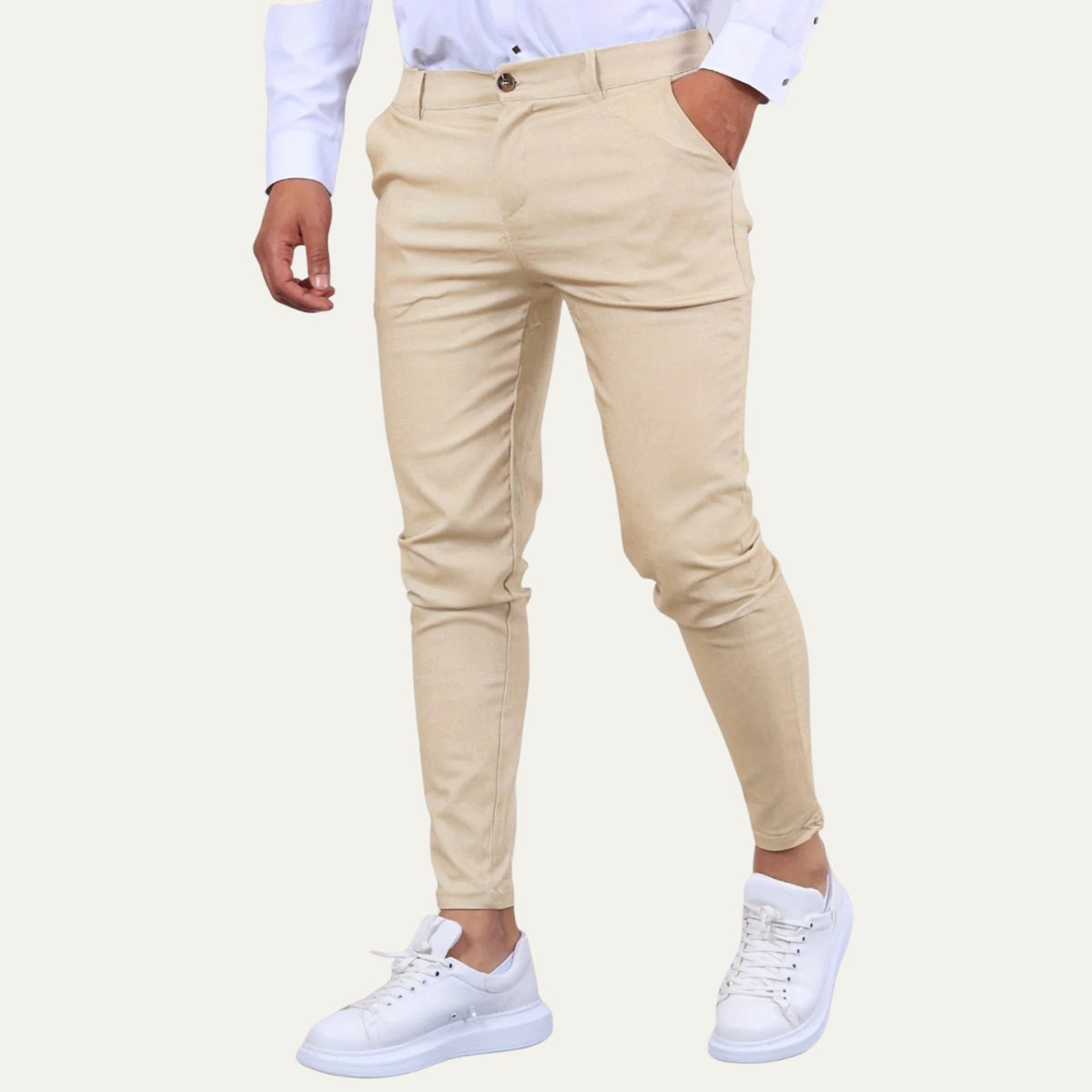Pantalón Chino Slim Fit Elástico para Hombre
