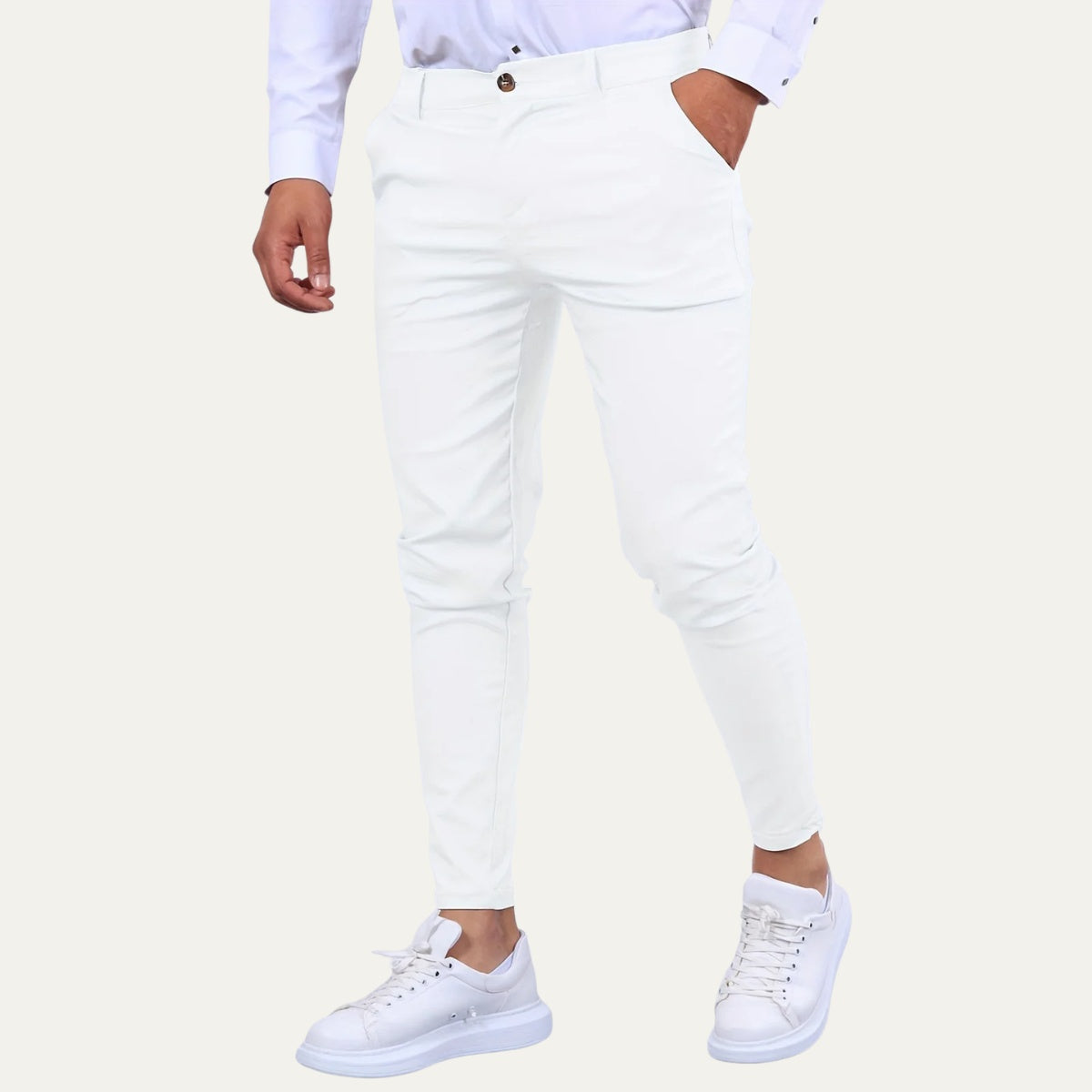 Pantalón Chino Slim Fit Elástico para Hombre
