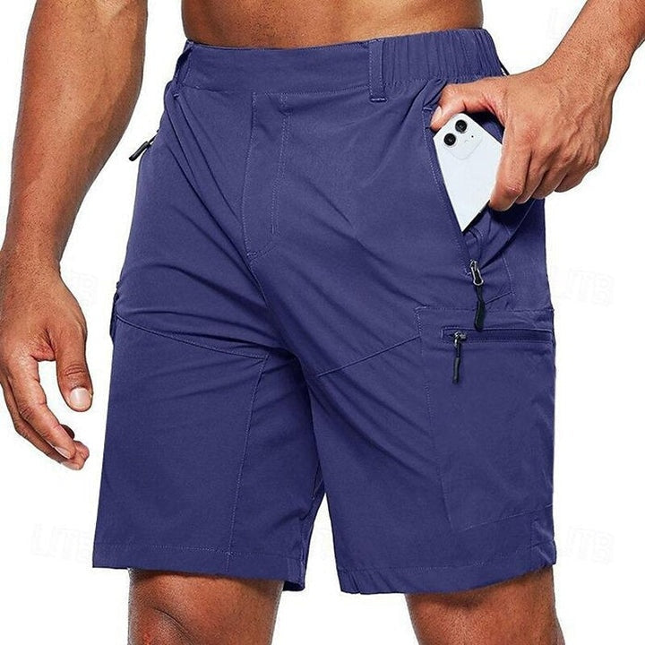 Pantalón Corto Deportivo con Bolsillos de Cremallera para Hombre