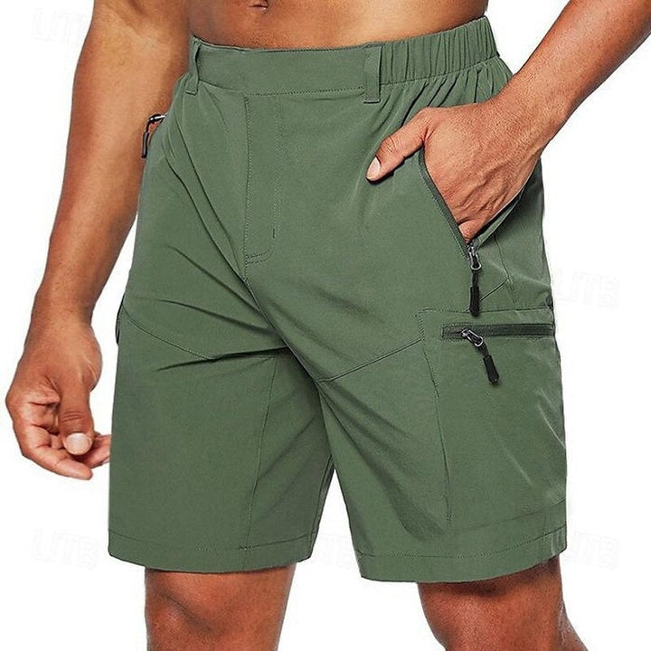 Pantalón Corto Deportivo con Bolsillos de Cremallera para Hombre