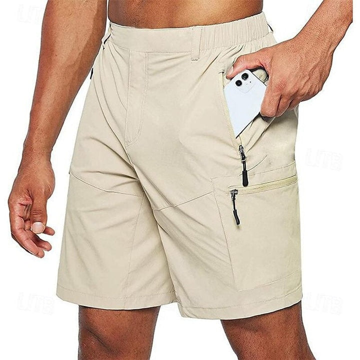 Pantalón Corto Deportivo con Bolsillos de Cremallera para Hombre
