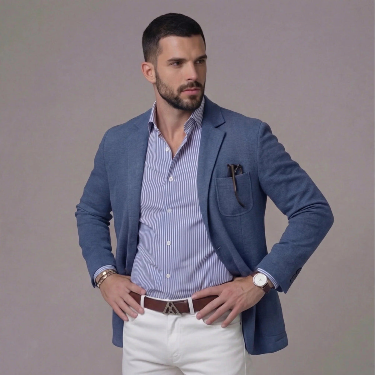Blazer Arnau de Lino para Hombre – Americana Ligera sin Estructura