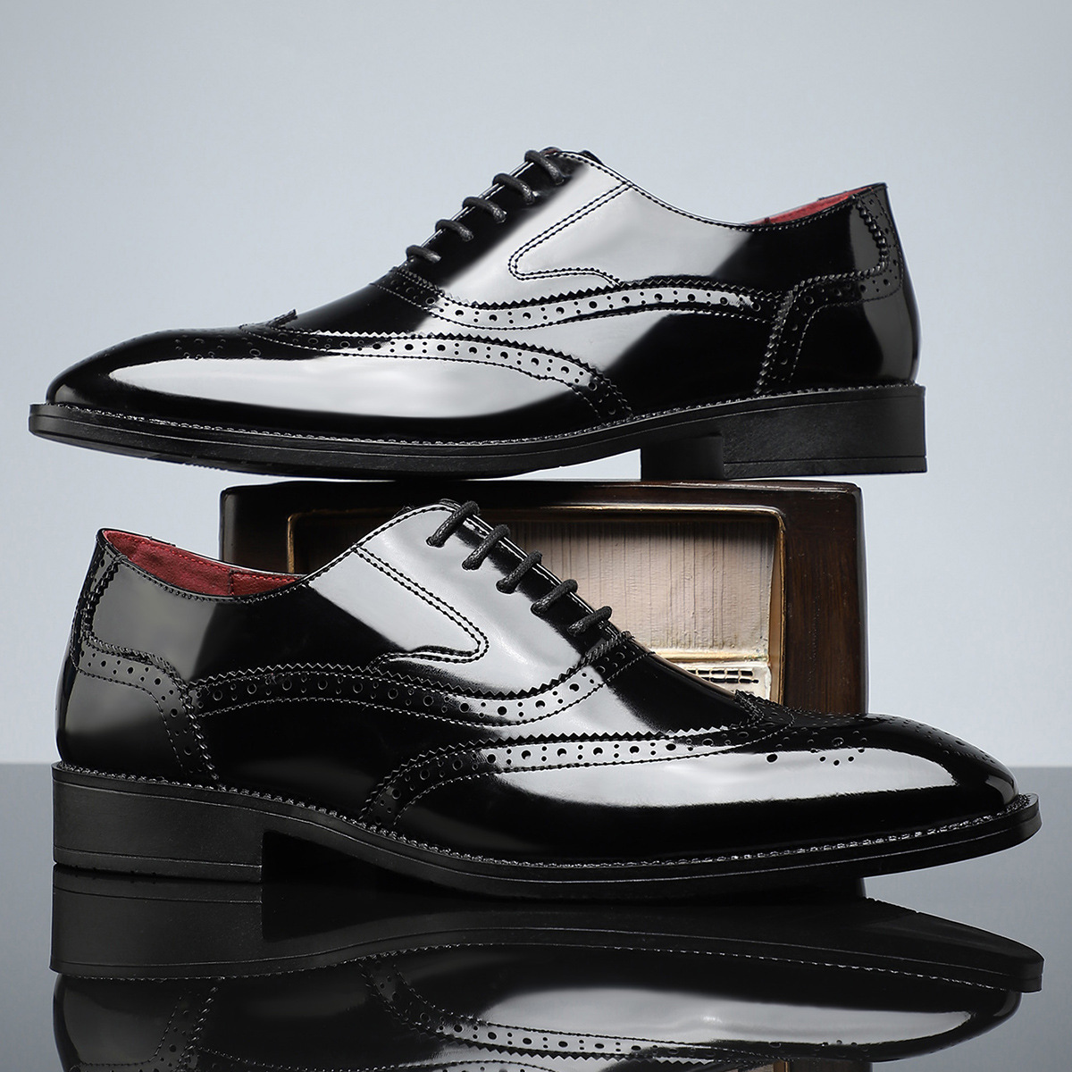 Arnau | Zapatos Brogue de Cuero Estilo Blucher Wingtip para Hombre