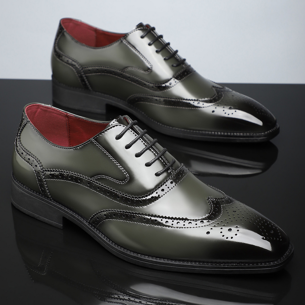 Arnau | Zapatos Brogue de Cuero Estilo Blucher Wingtip para Hombre